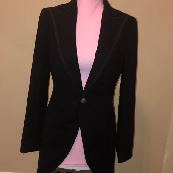 Ralph Lauren Jackets & Blazers - Ralph Lauren Rugby Black Wool Riding Jacket